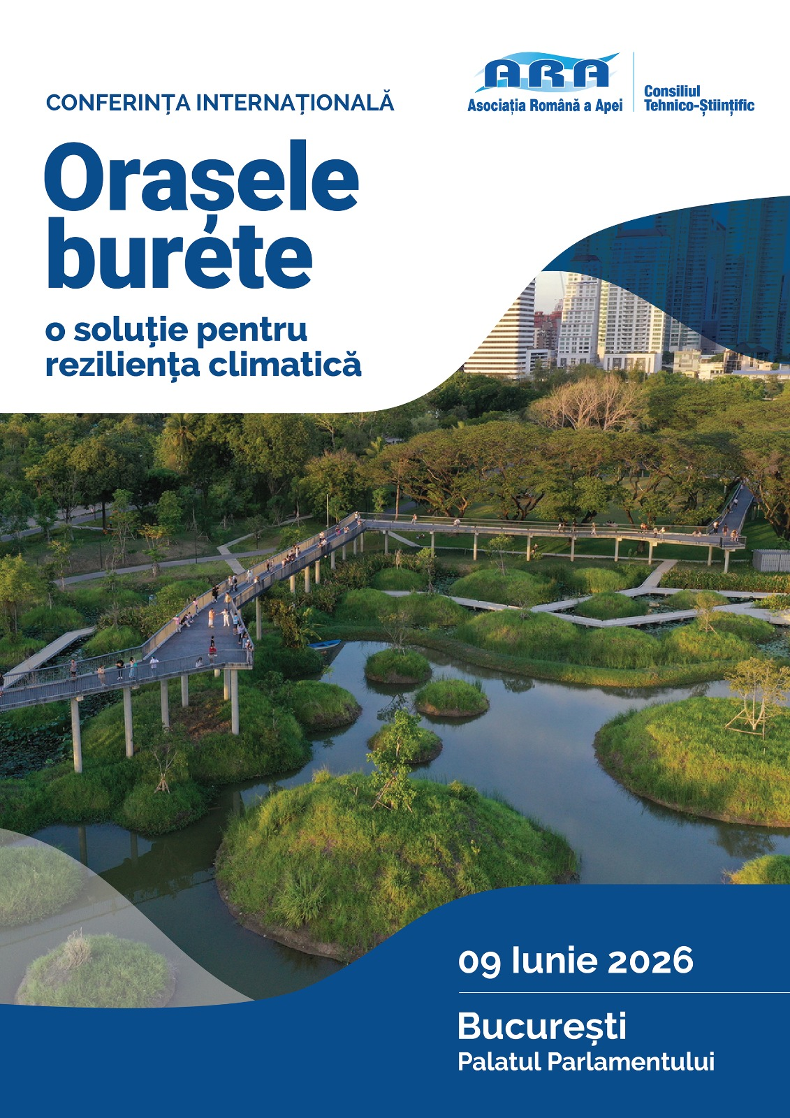 Poster conferință - Orașele burete 2026